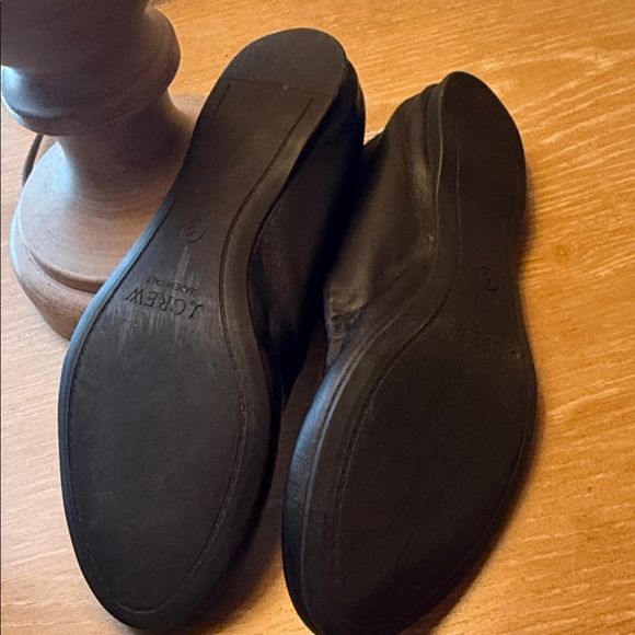 J. Crew Black Leather Flats size 5 - Picture 4 of 4